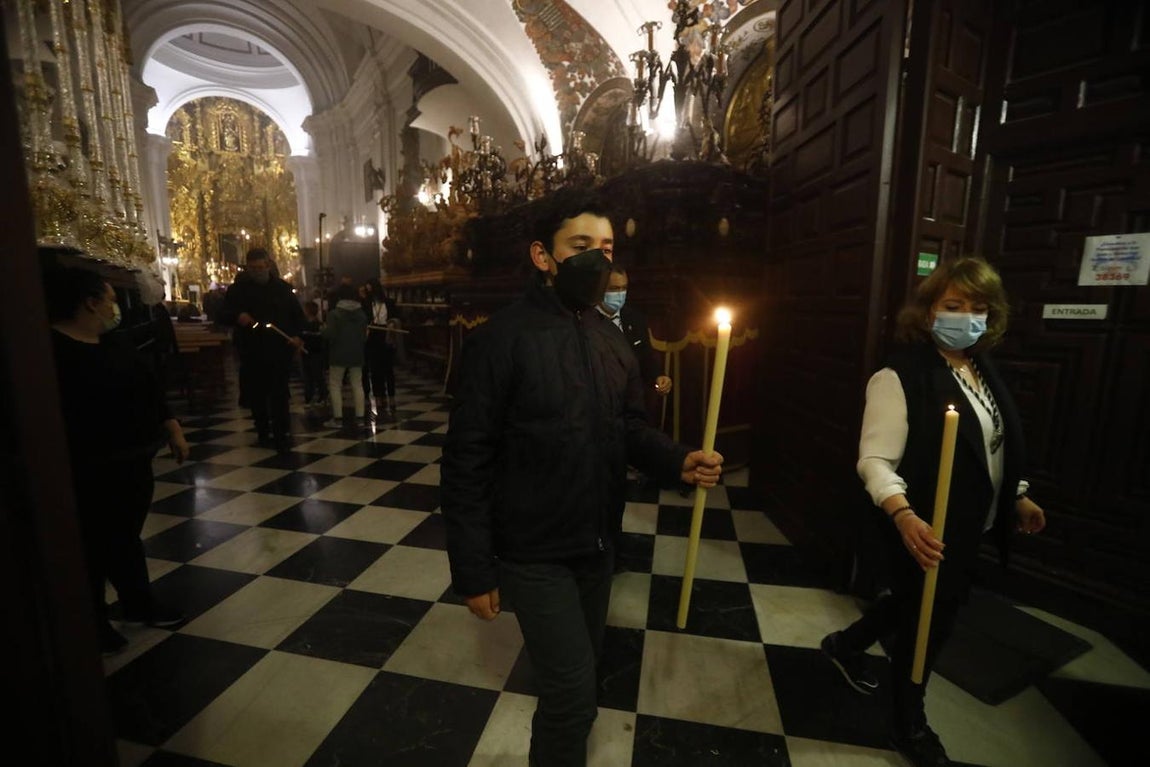La vuelta a casa del Perdón y la Virgen del Rocío, en imágenes