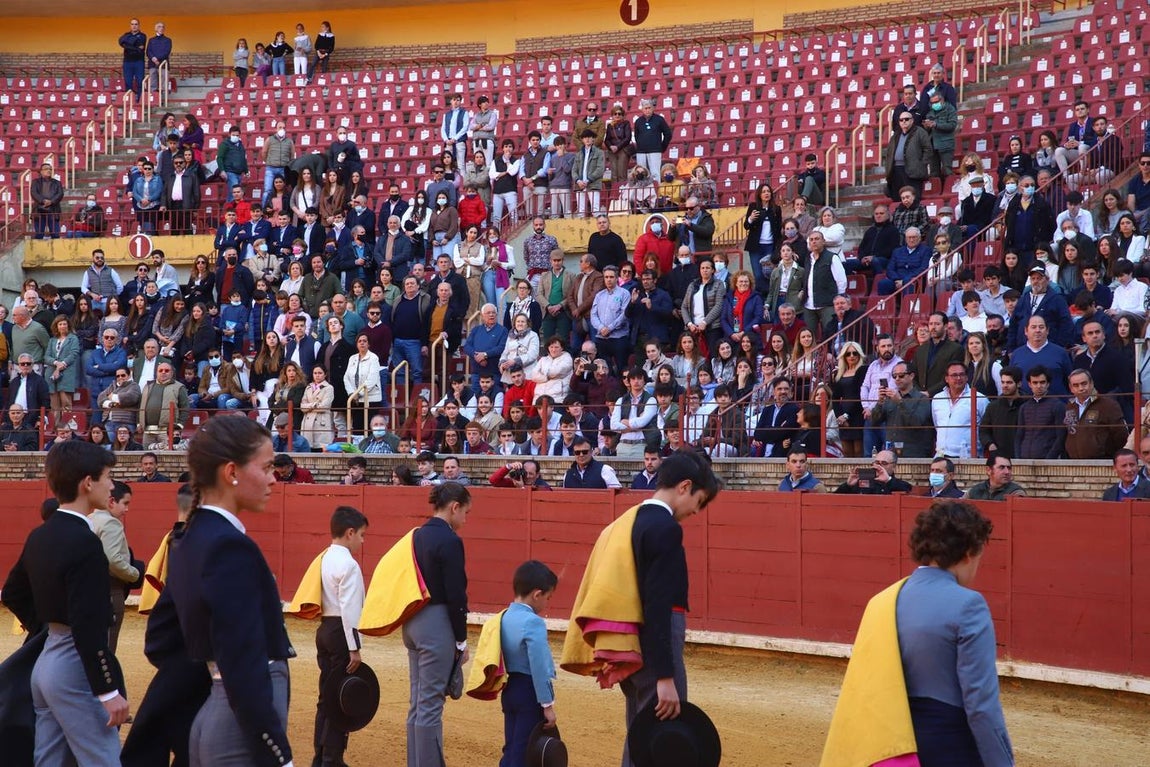 En imágenes, los nuevos valores en la becerrada del Círculo Taurino de Córdoba