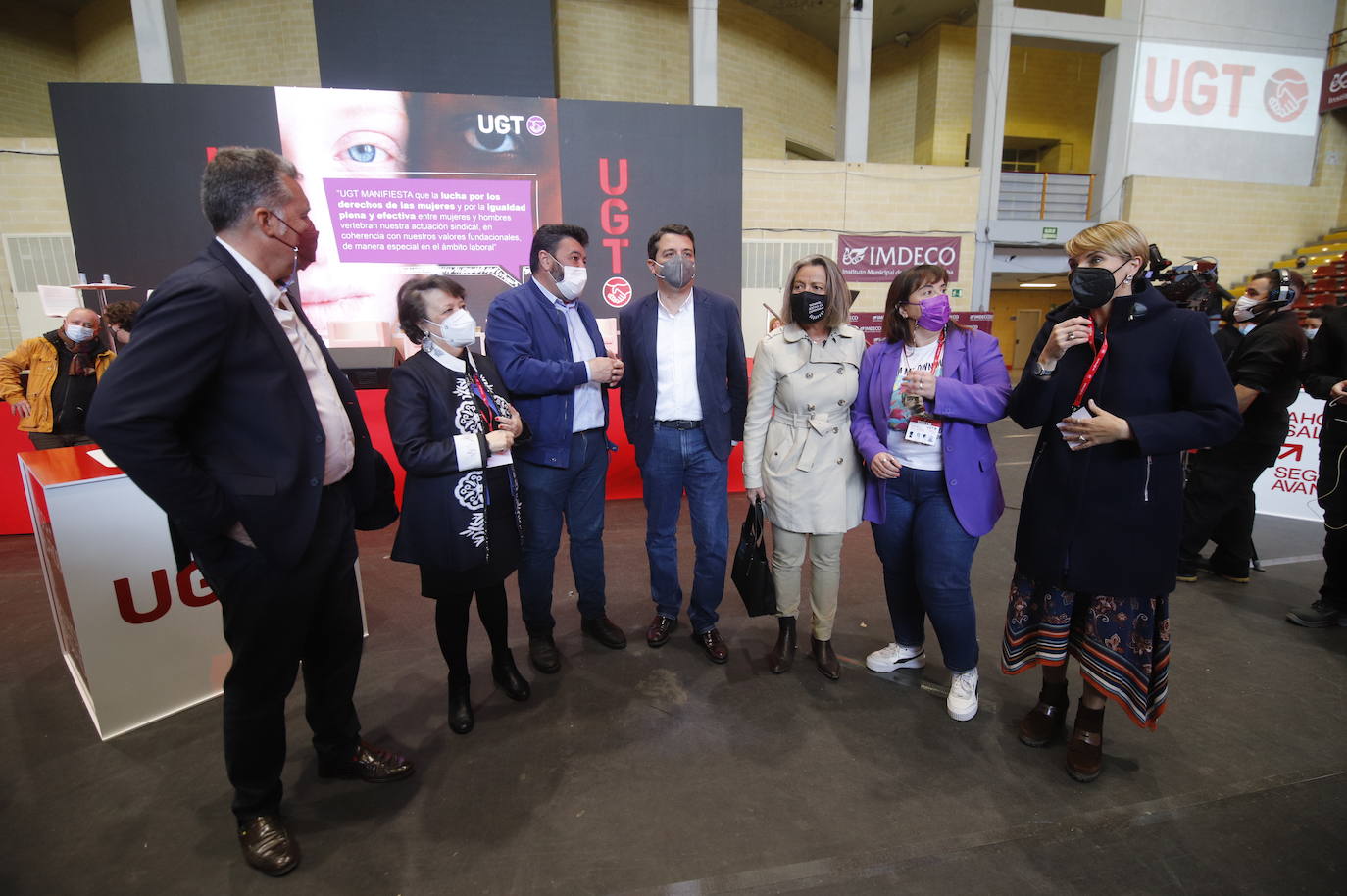 La presencia de Pedro Sánchez en la Asamblea de UGT en Córdoba, en imágenes