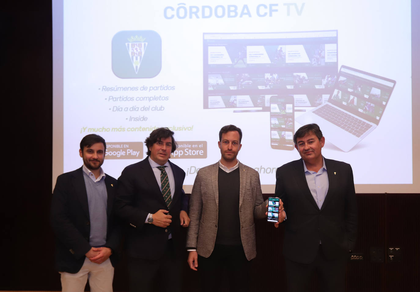 La nueva plataforma de televisión del Córdoba CF, en imágenes