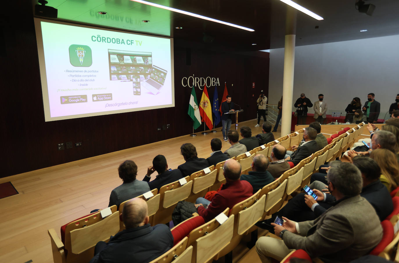 La nueva plataforma de televisión del Córdoba CF, en imágenes