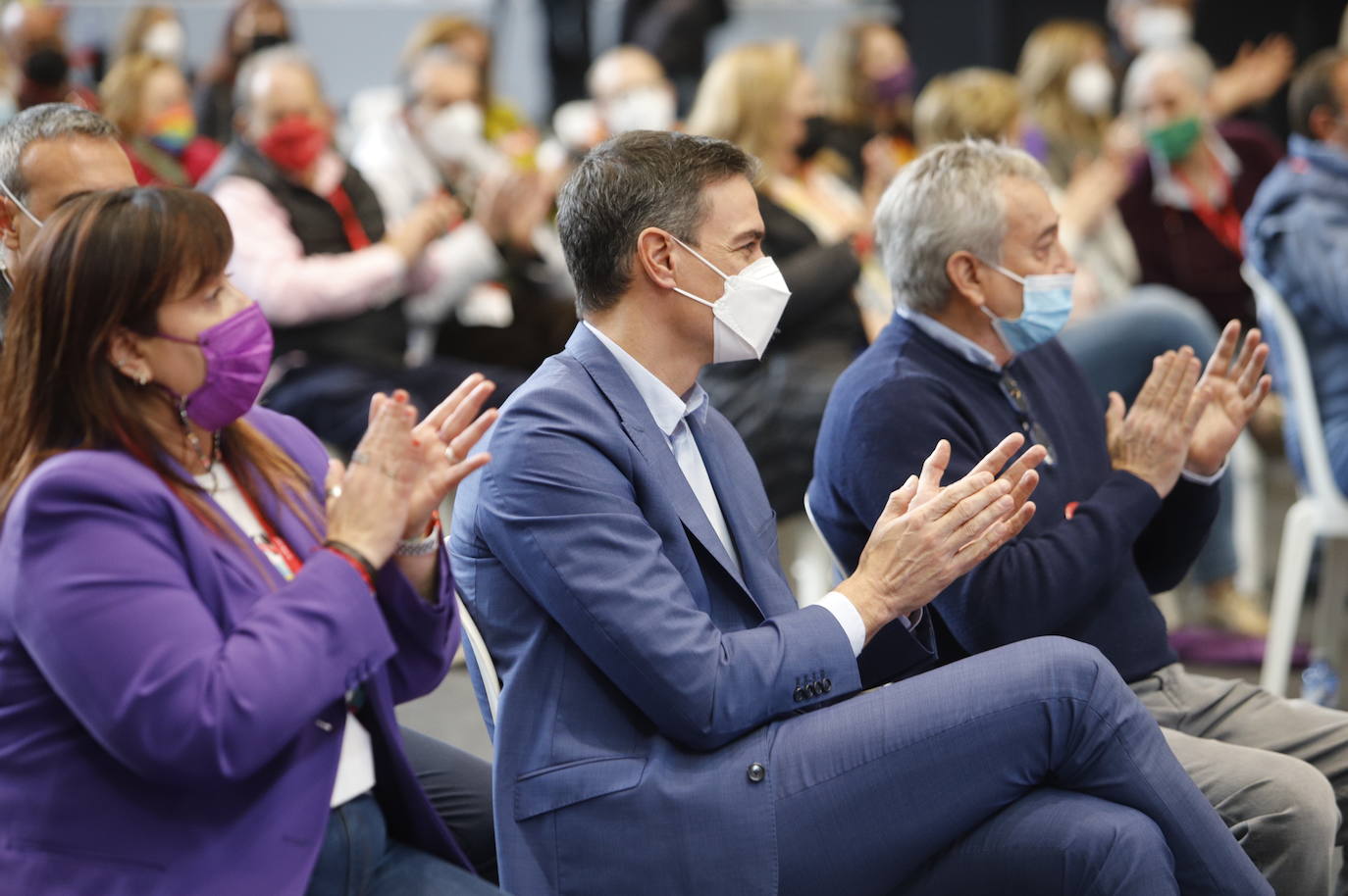 La presencia de Pedro Sánchez en la Asamblea de UGT en Córdoba, en imágenes