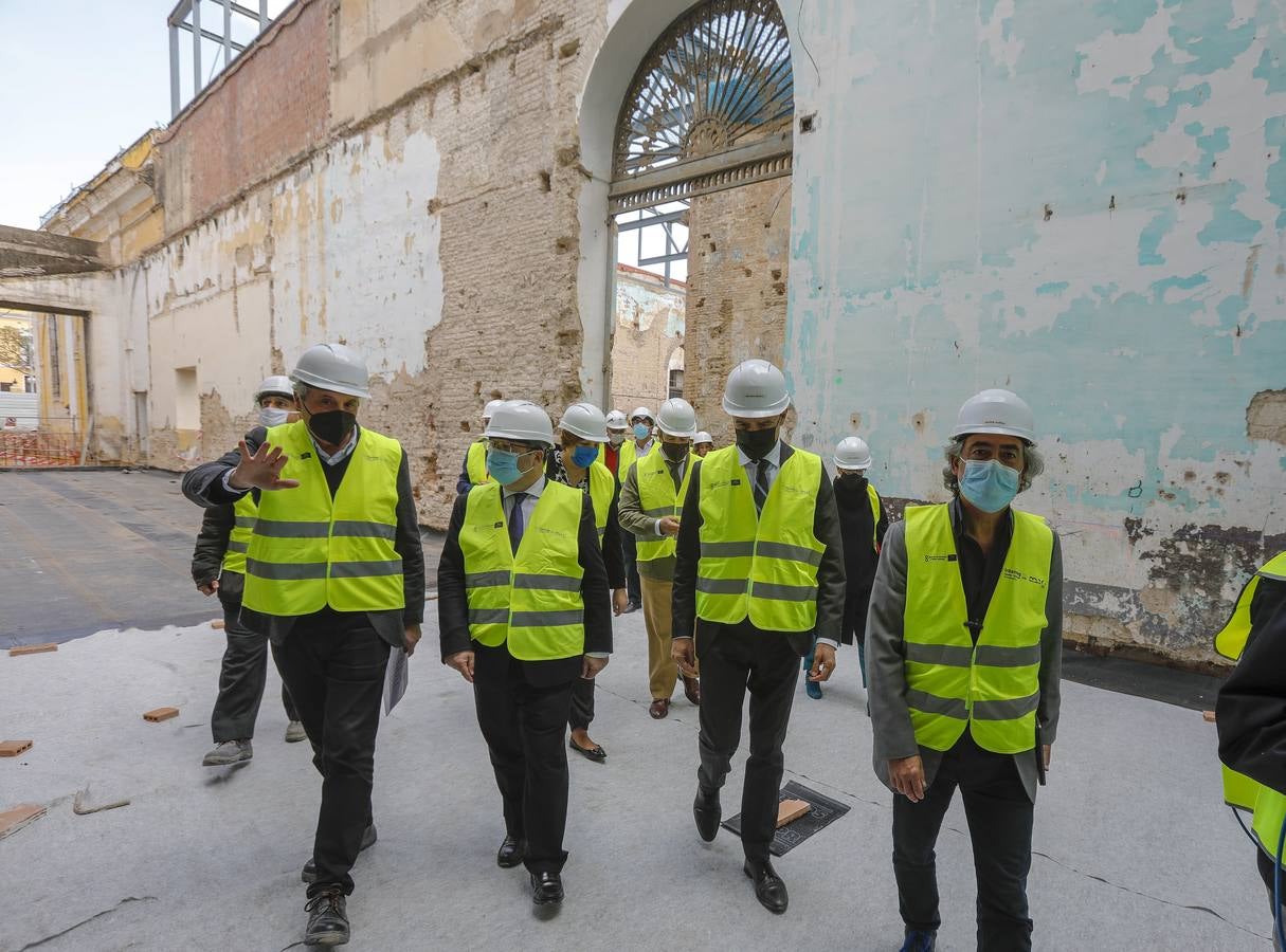 Visita del ministro de Cultura a la Fábrica de Artillería de Sevilla