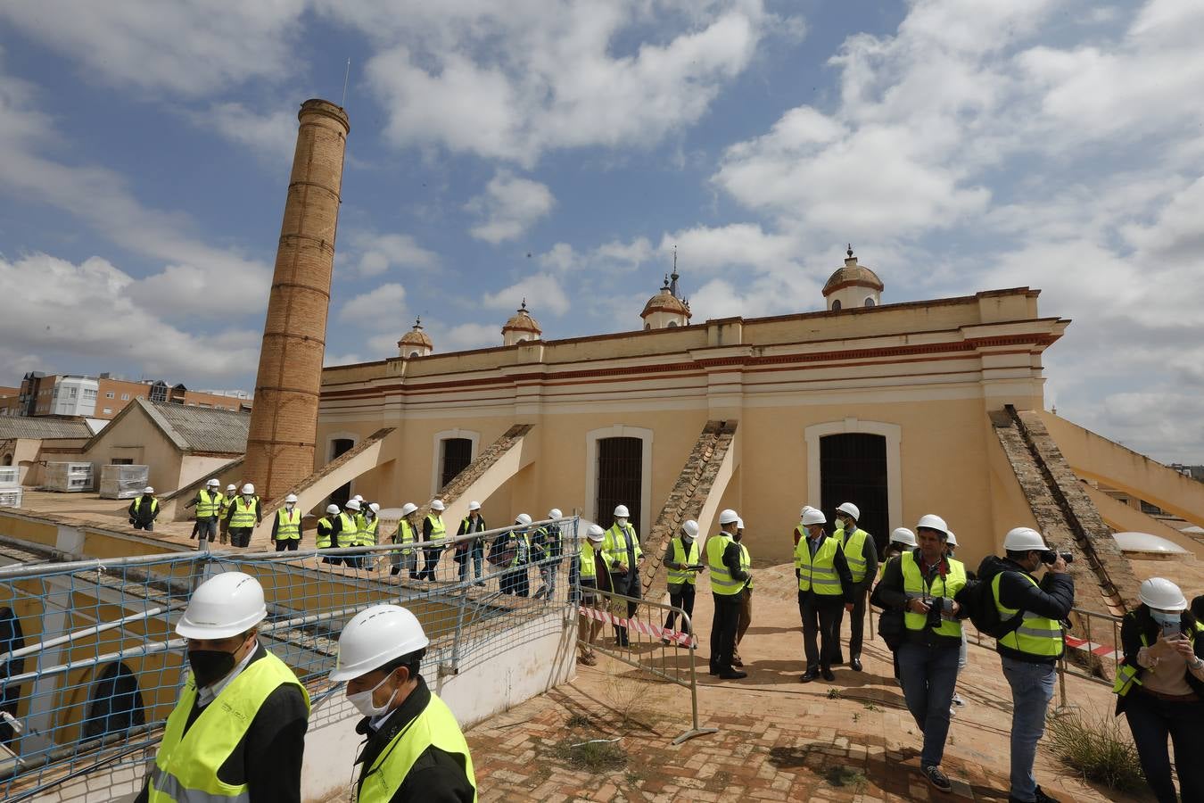 Visita del ministro de Cultura a la Fábrica de Artillería de Sevilla