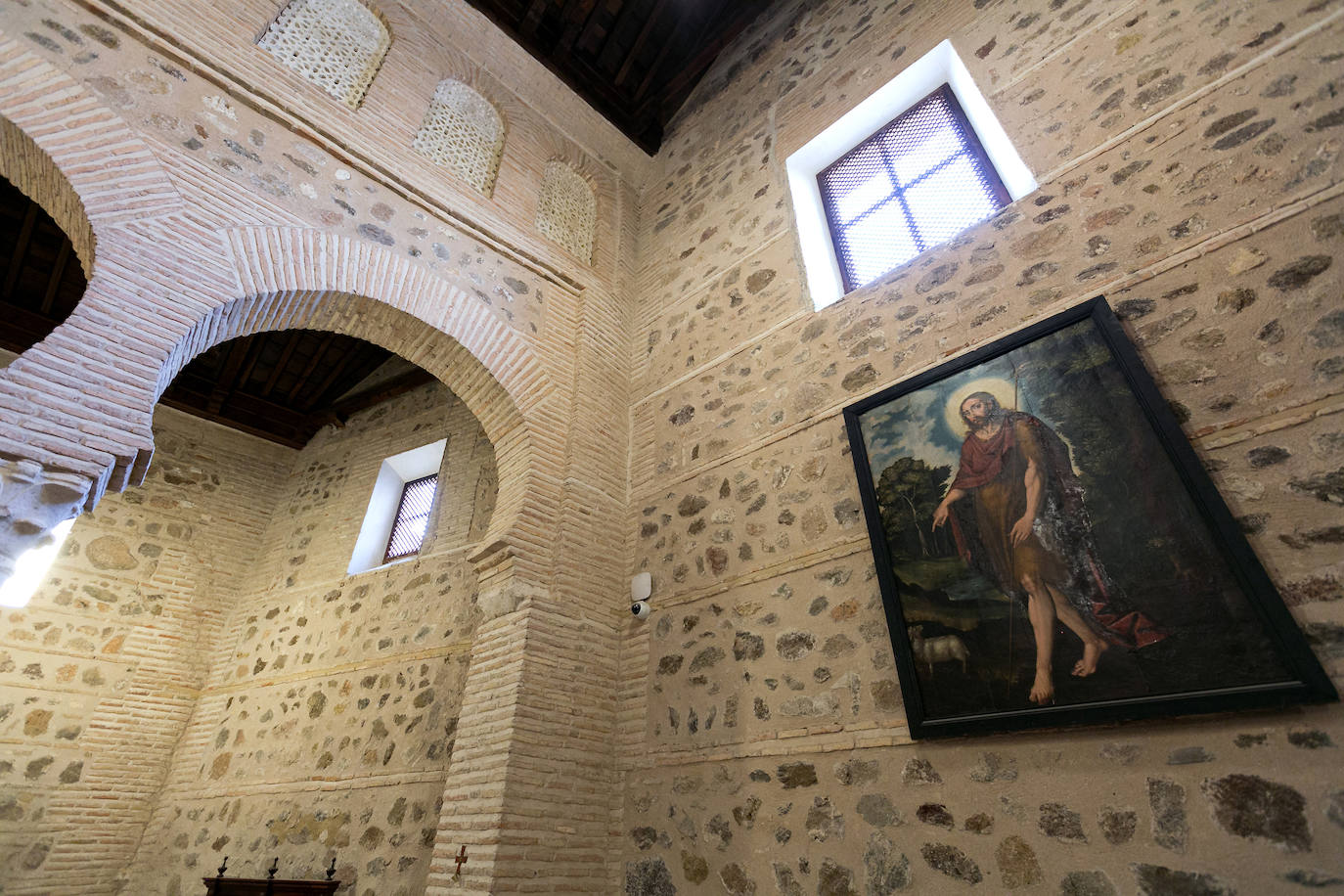 Las obras de la iglesia de Santa Eulalia, en imágenes