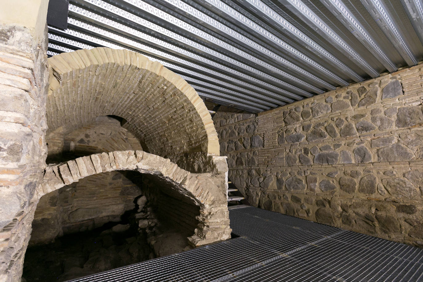 Las obras de la iglesia de Santa Eulalia, en imágenes