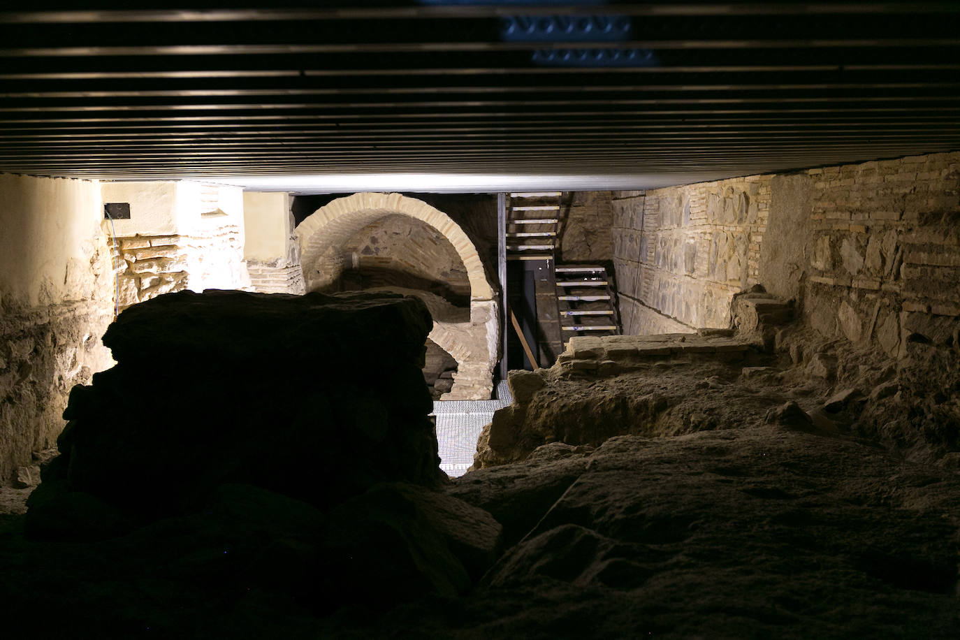 Las obras de la iglesia de Santa Eulalia, en imágenes