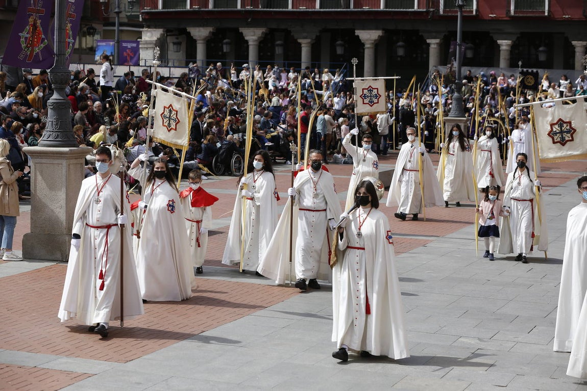 Procesión de la Borriquilla en Valladolid. 