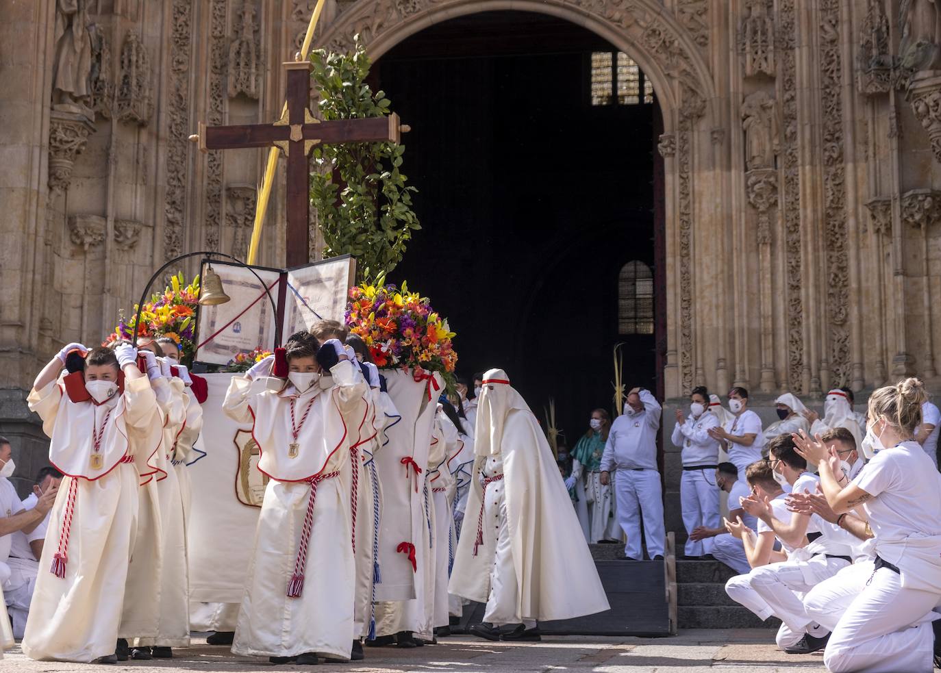 Procesión de 'La Borriquilla' en Salamanca. 