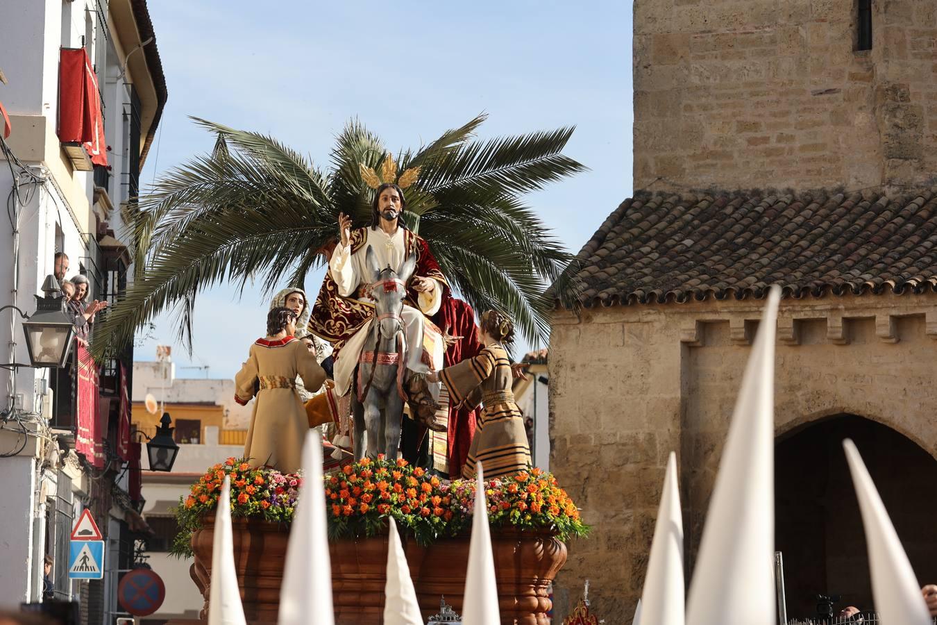 La vibrante salida de la Borriquita en el Domingo de Ramos de Córdoba, en imágenes