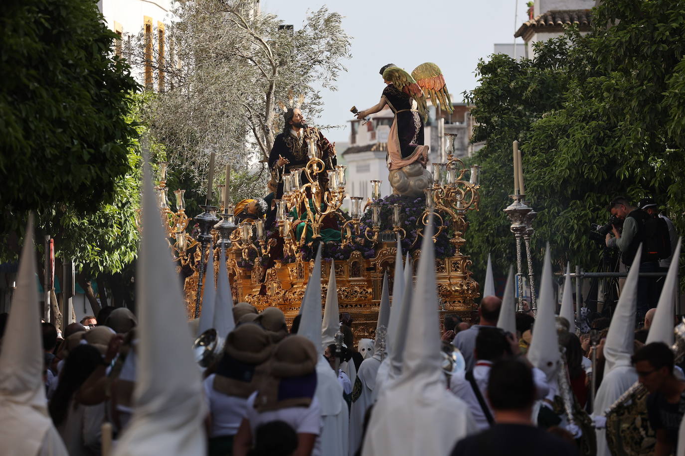 La hermandad del Huerto ilumina Córdoba el Domingo de Ramos