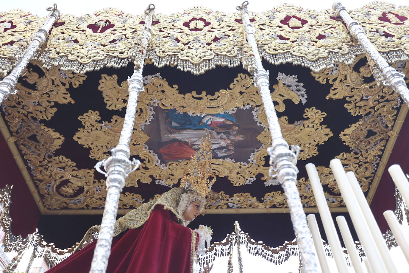 La hermandad del Huerto ilumina Córdoba el Domingo de Ramos