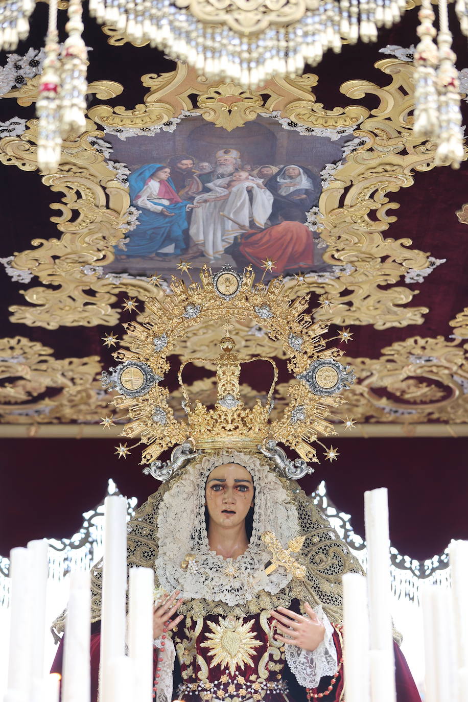 La hermandad del Huerto ilumina Córdoba el Domingo de Ramos