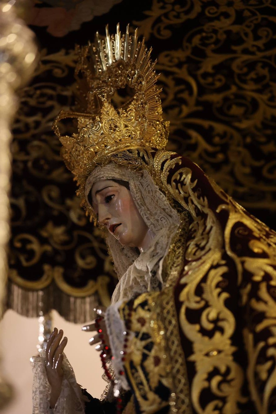 Lunes Santo | Tristeza en San Nicolás, la lluvia impide la salida de la Sentencia