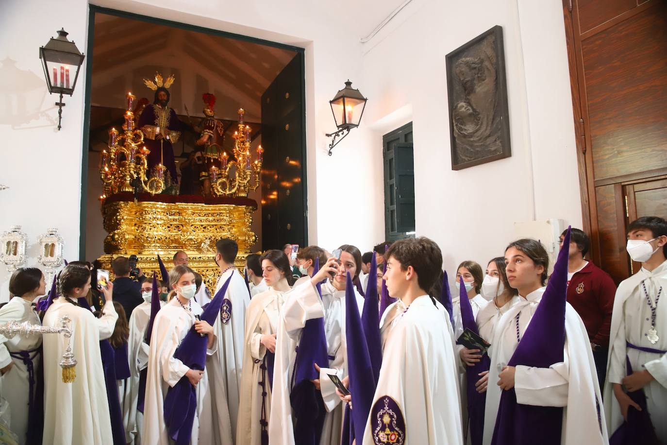 Martes Santo | La pena del Císter de Córdoba tras la suspensión, en imágenes