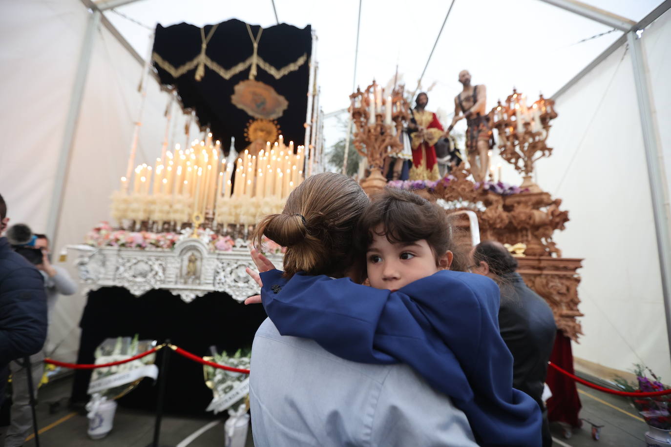 Martes Santo | El dolor del Prendimiento de Córdoba al no poder procesionar, en imágenes