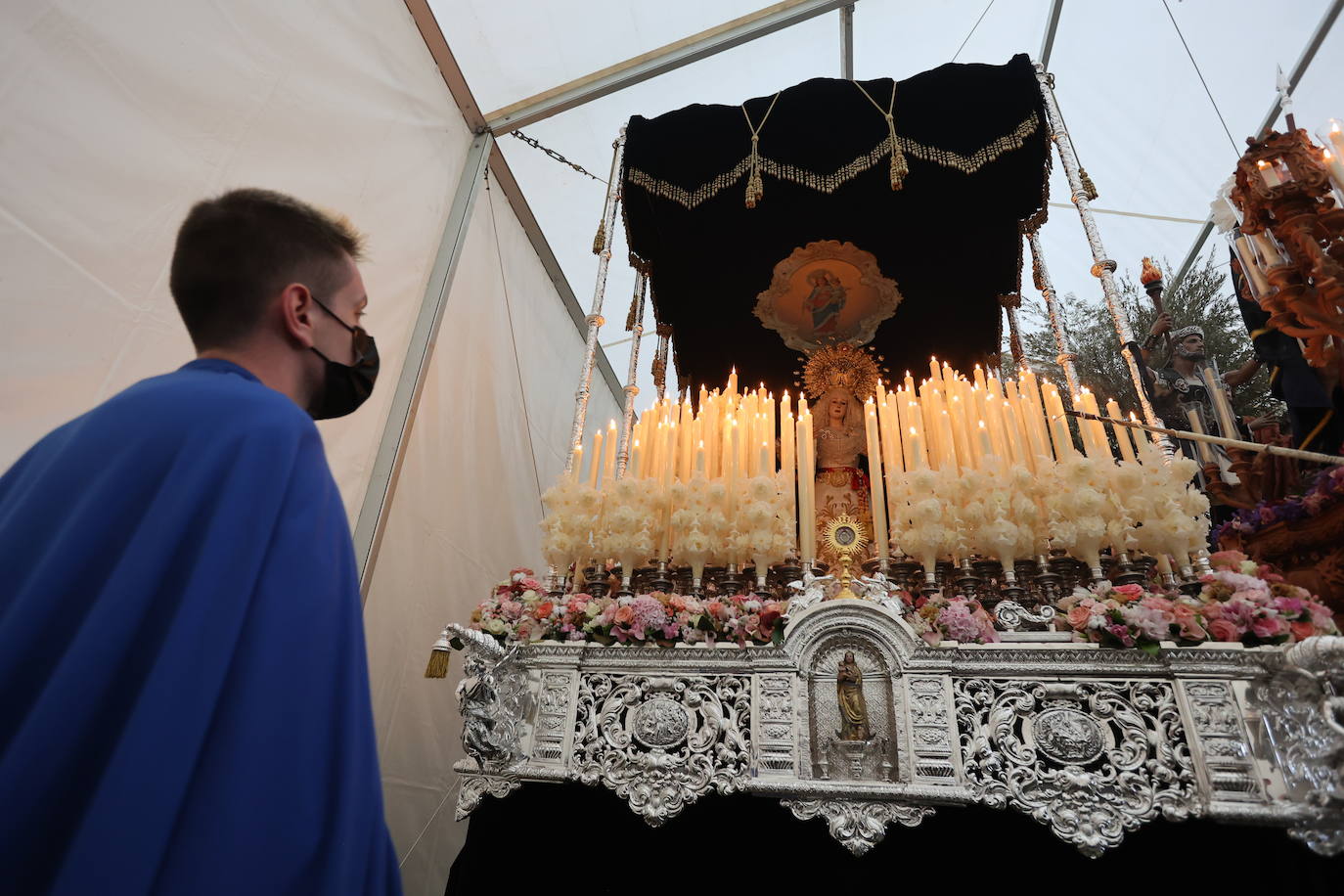 Martes Santo | El dolor del Prendimiento de Córdoba al no poder procesionar, en imágenes