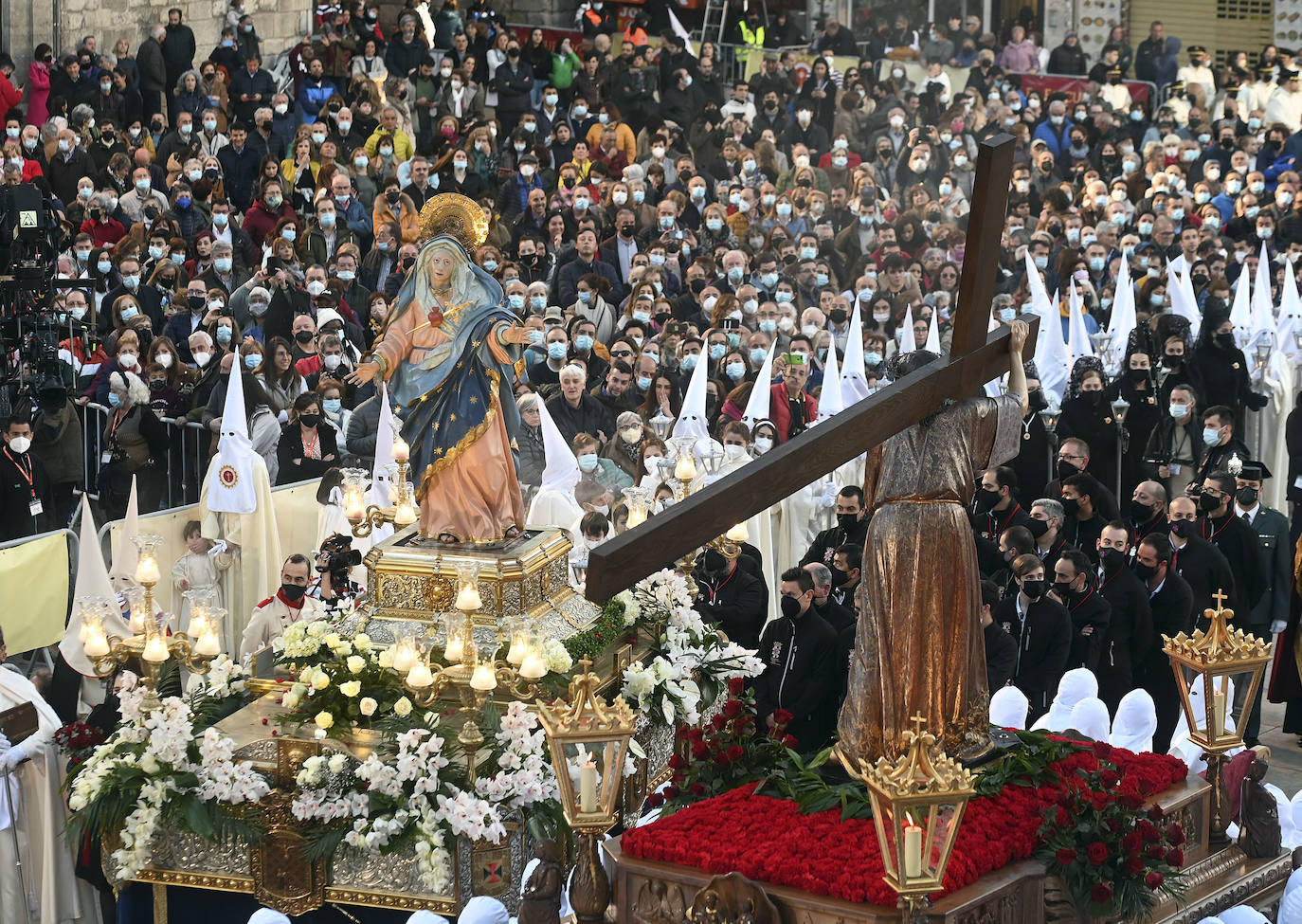 Procesión del Encuentro de Burgos. 