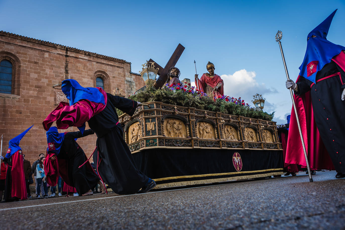 Procesión de La Caídas de Jesús en Soria. 