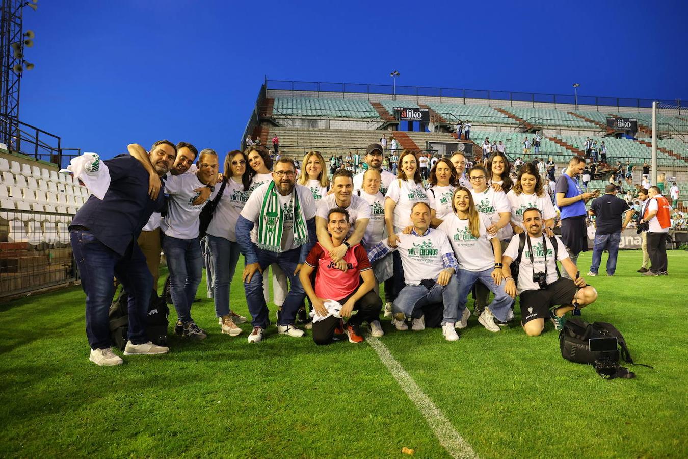 La fiesta del ascenso del Córdoba CF en Mérida, en imágenes