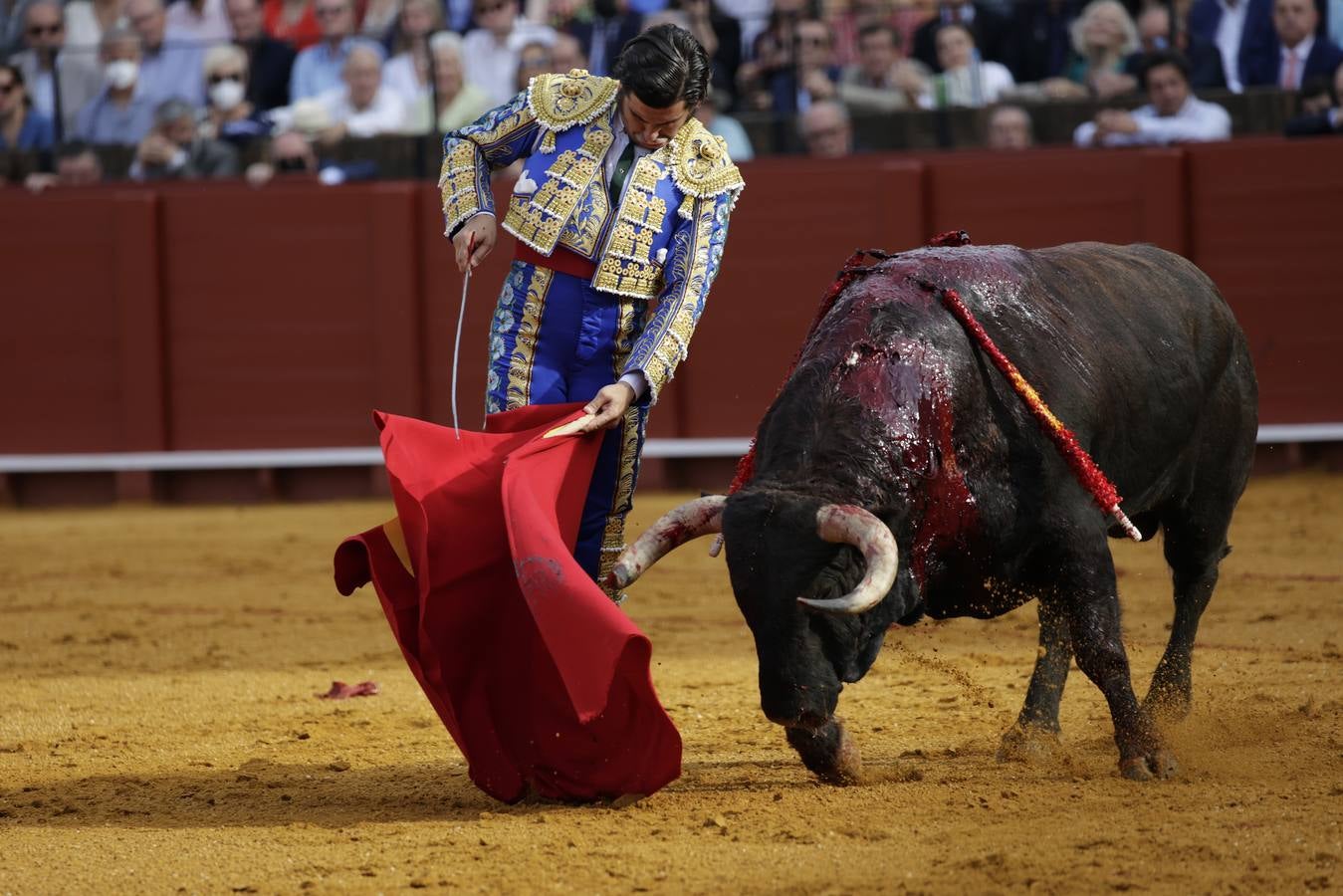 Corrida del Domingo de Resurrección en Sevilla con Morante de la Puebla, Juan Ortega y Pablo Aguado. JUAN FLORES