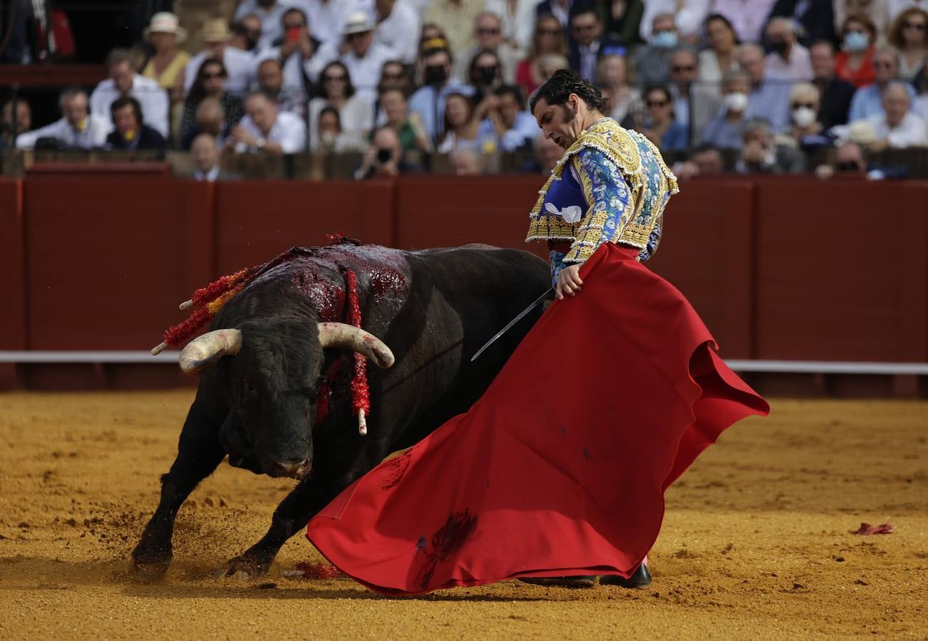 Corrida del Domingo de Resurrección en Sevilla con Morante de la Puebla, Juan Ortega y Pablo Aguado. JUAN FLORES