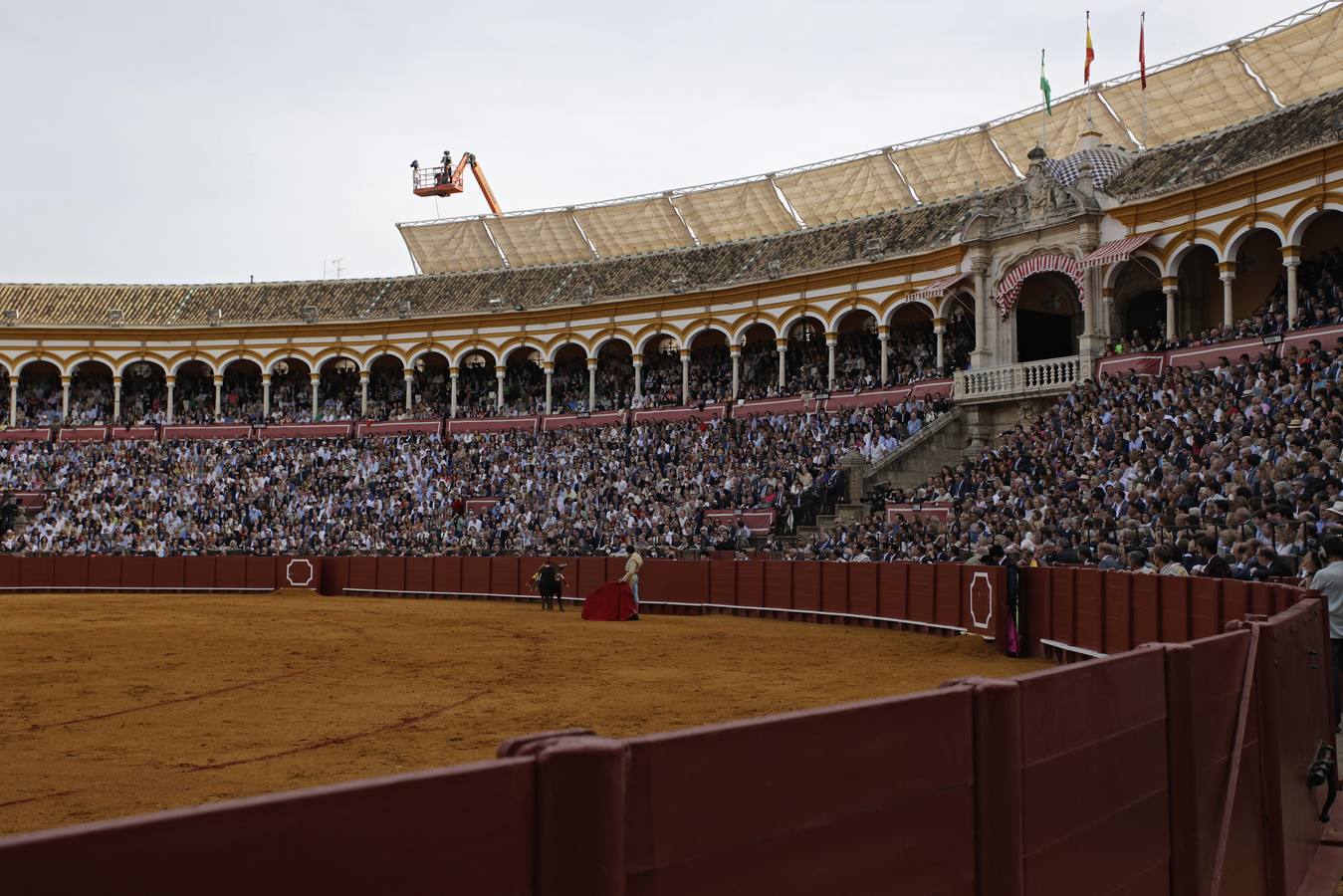 Corrida del Domingo de Resurrección en Sevilla con Morante de la Puebla, Juan Ortega y Pablo Aguado. JUAN FLORES