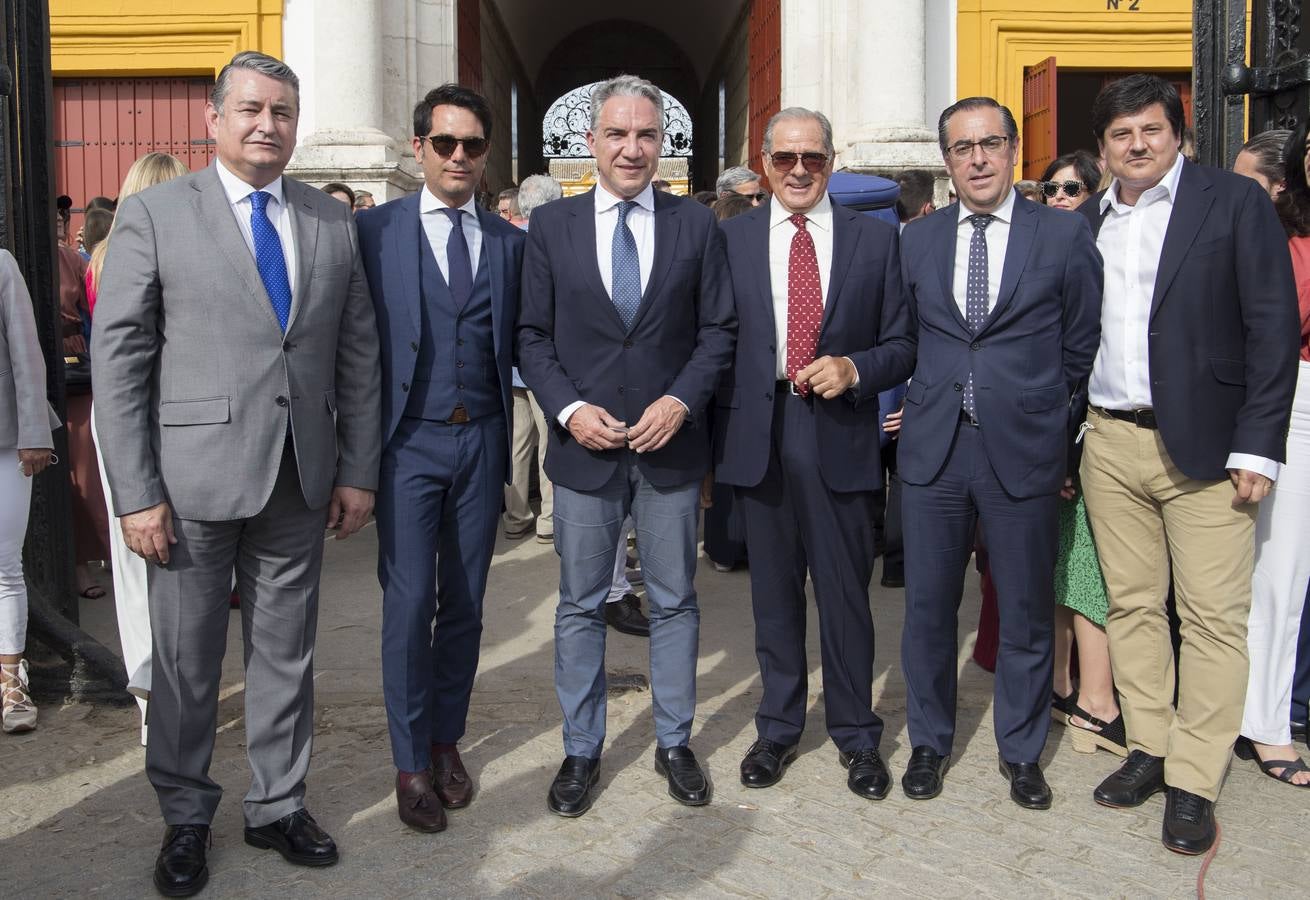 Antonio Sanz, Salvador Vega, Elías Bendodo, Paco Ojeda, Miguel Briones y Fran Oblare. ROCÍO RUZ