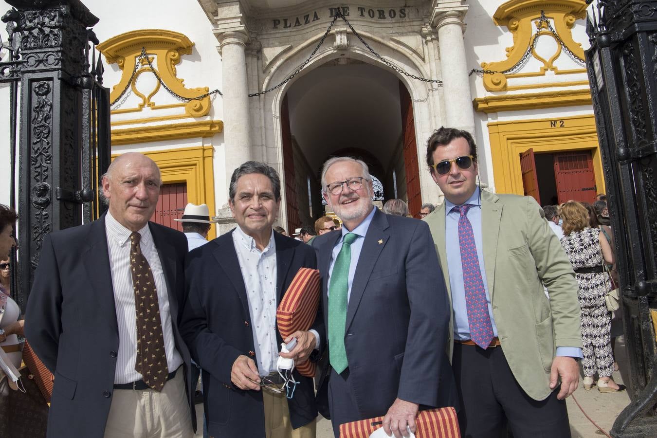 Amaro Camacho, Rubén Ángeles, José María García y Juan Luis García Madrona. ROCÍO RUZ