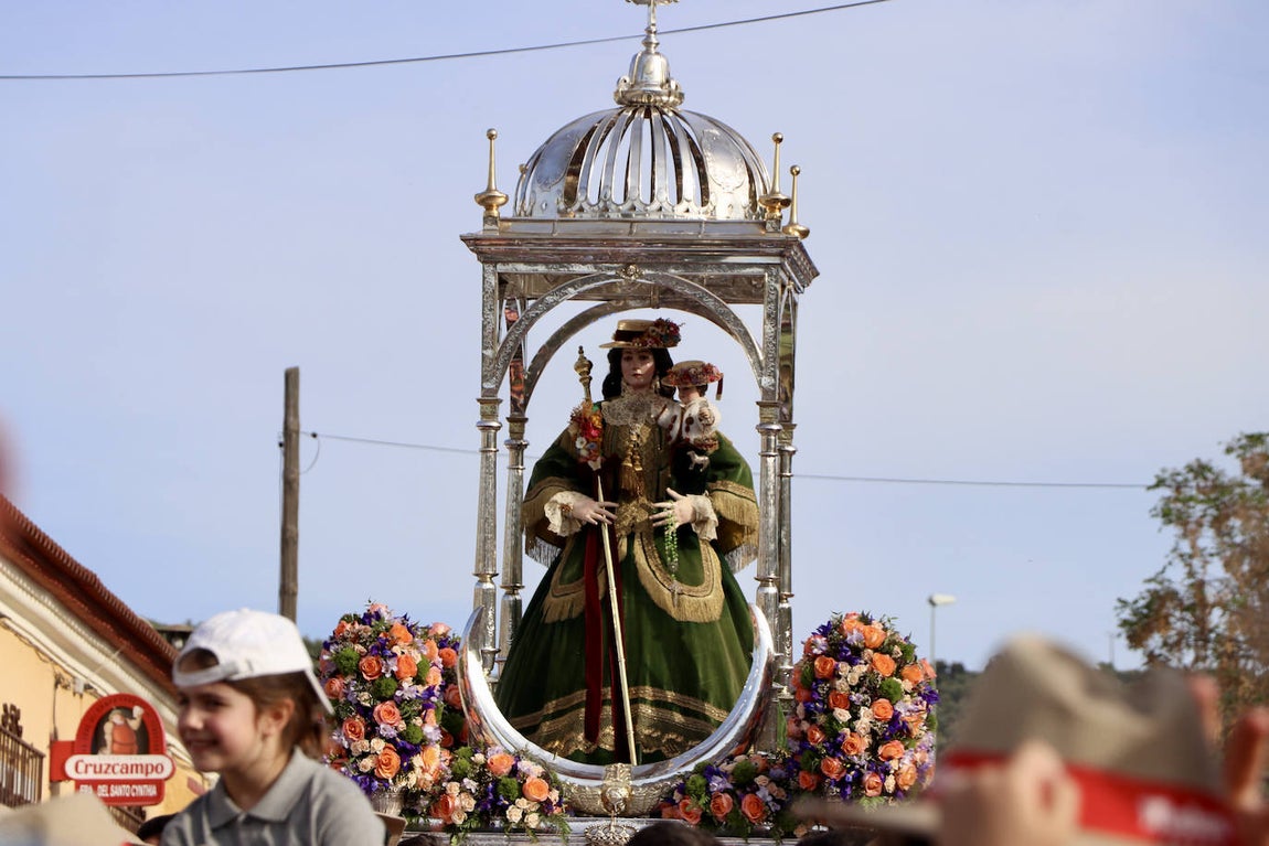 La multitudinaria romería de Bajada de la Virgen de Araceli a Lucena, en imágenes