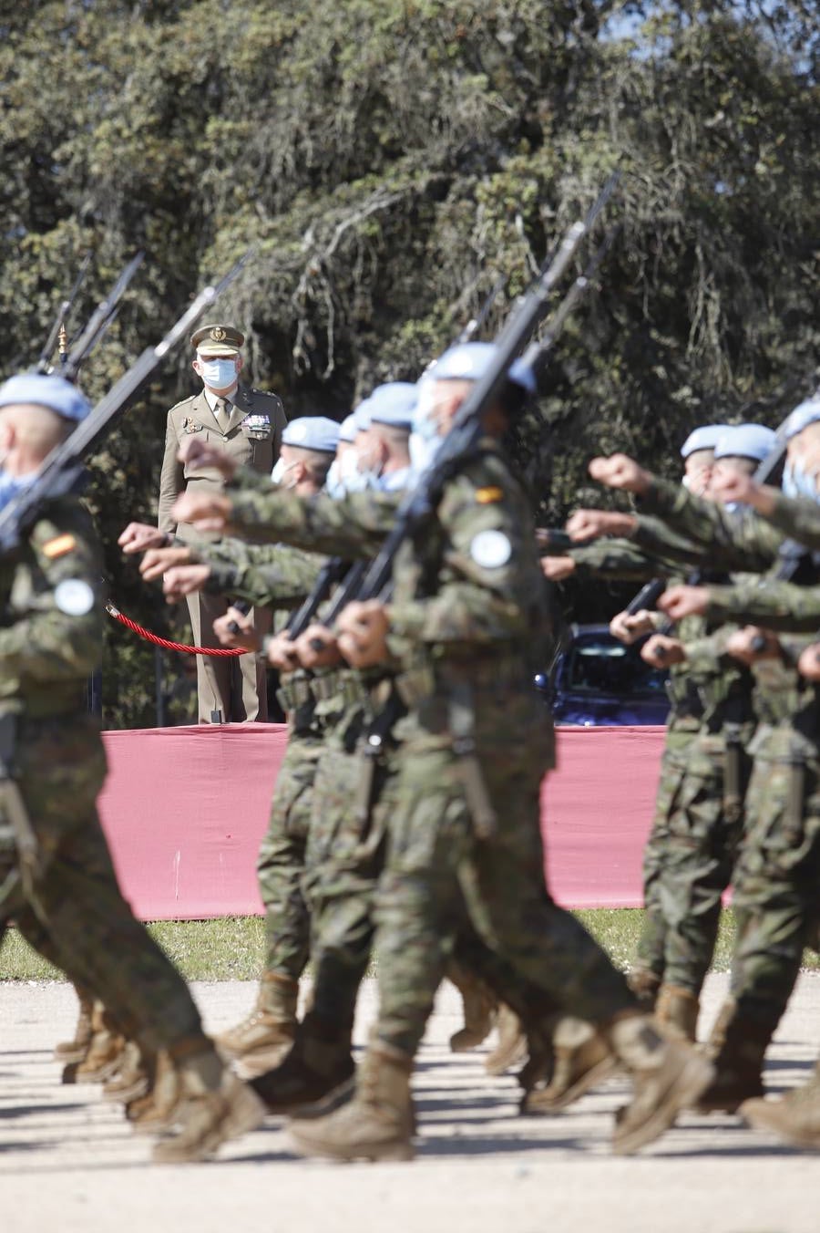 La emocionante despedida de la Bri X de Cerro Muriano en su misión a Líbano, en imágenes