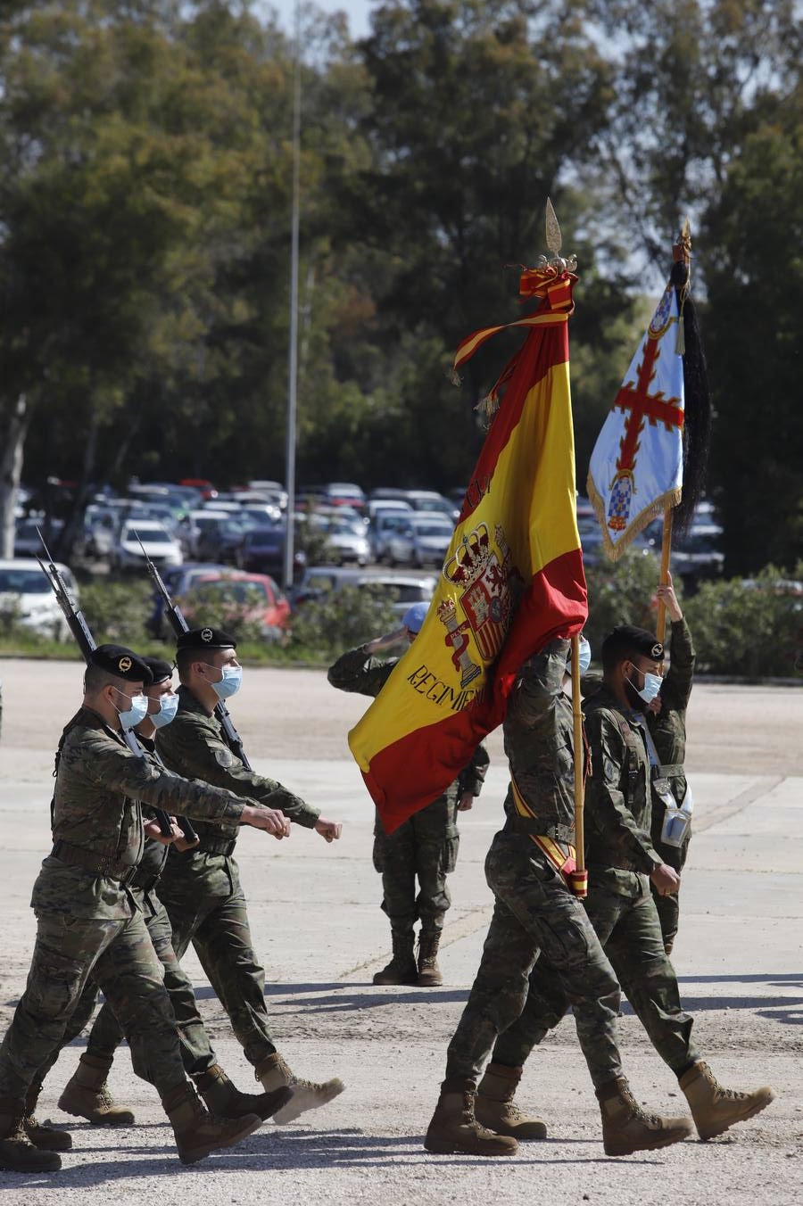 La emocionante despedida de la Bri X de Cerro Muriano en su misión a Líbano, en imágenes