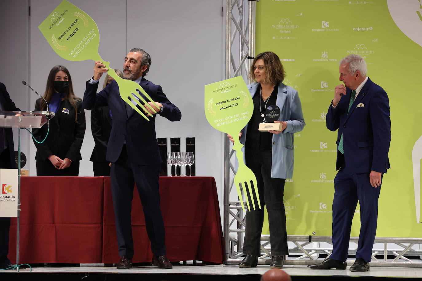 La inauguración oficial de la Cata del Vino en Córdoba, en imágenes