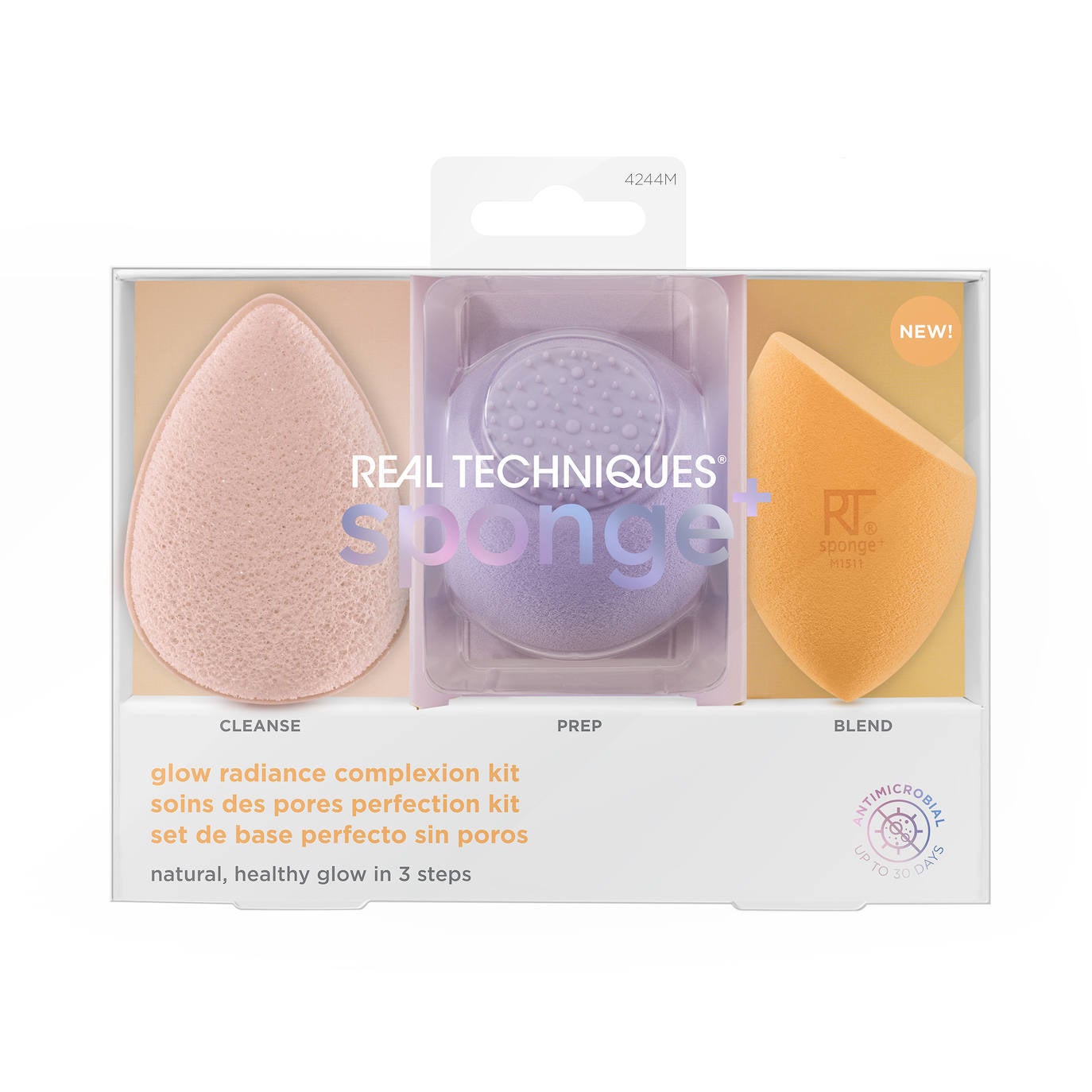 Para las mamás súper exigentes y que quieren una piel maquillada perfecta: Kit de esponjas – acabado natural de Real Technique (17,99 €). Este kit tiene tres esponjas con las que limpiar, tonificar y preparar la piel para una aplicación impecable, además de difuminar el maquillaje igualando el tono y la textura para un acabado natural de larga duración con una apariencia saludable.