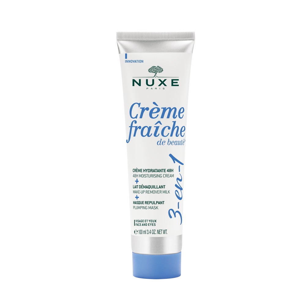 Para las mamás que buscan productos de belleza todo en uno: Crème Fraîche de Beauté de Nuxe (27,30 €), un producto 3 en 1 que hidrata la piel durante 48 horas y se puede usar mañana y noche; desmaquilla el rostro, eliminando el maquillaje y las impurezas; y también se puede usar como mascarilla repulpante.