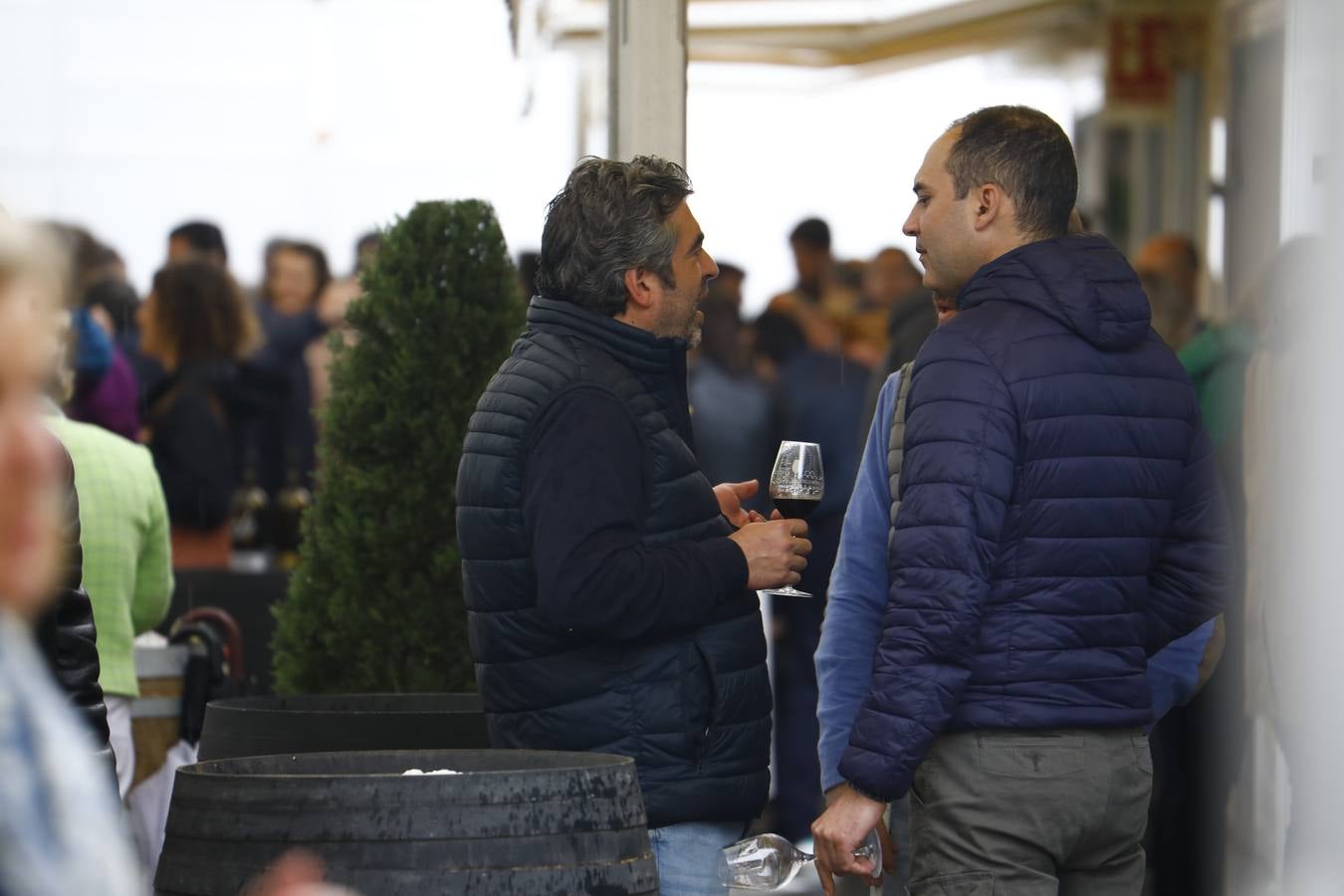 El frío y la lluvia no pueden con la Cata del Vino de Córdoba