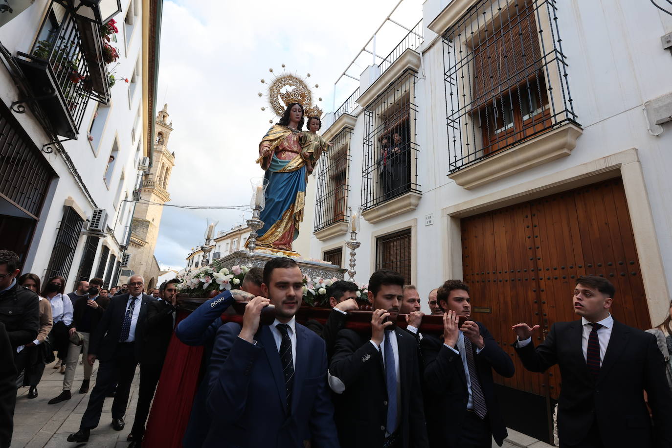 El regreso de María Auxiliadora a su santuario de Córdoba, en imágenes