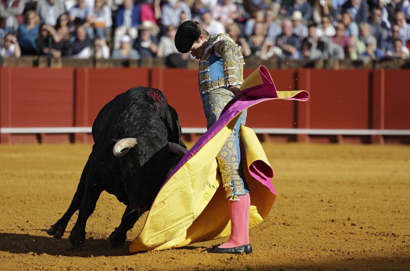 Javier Jiménez, en el coso del Baratillo. JUAN FLORES