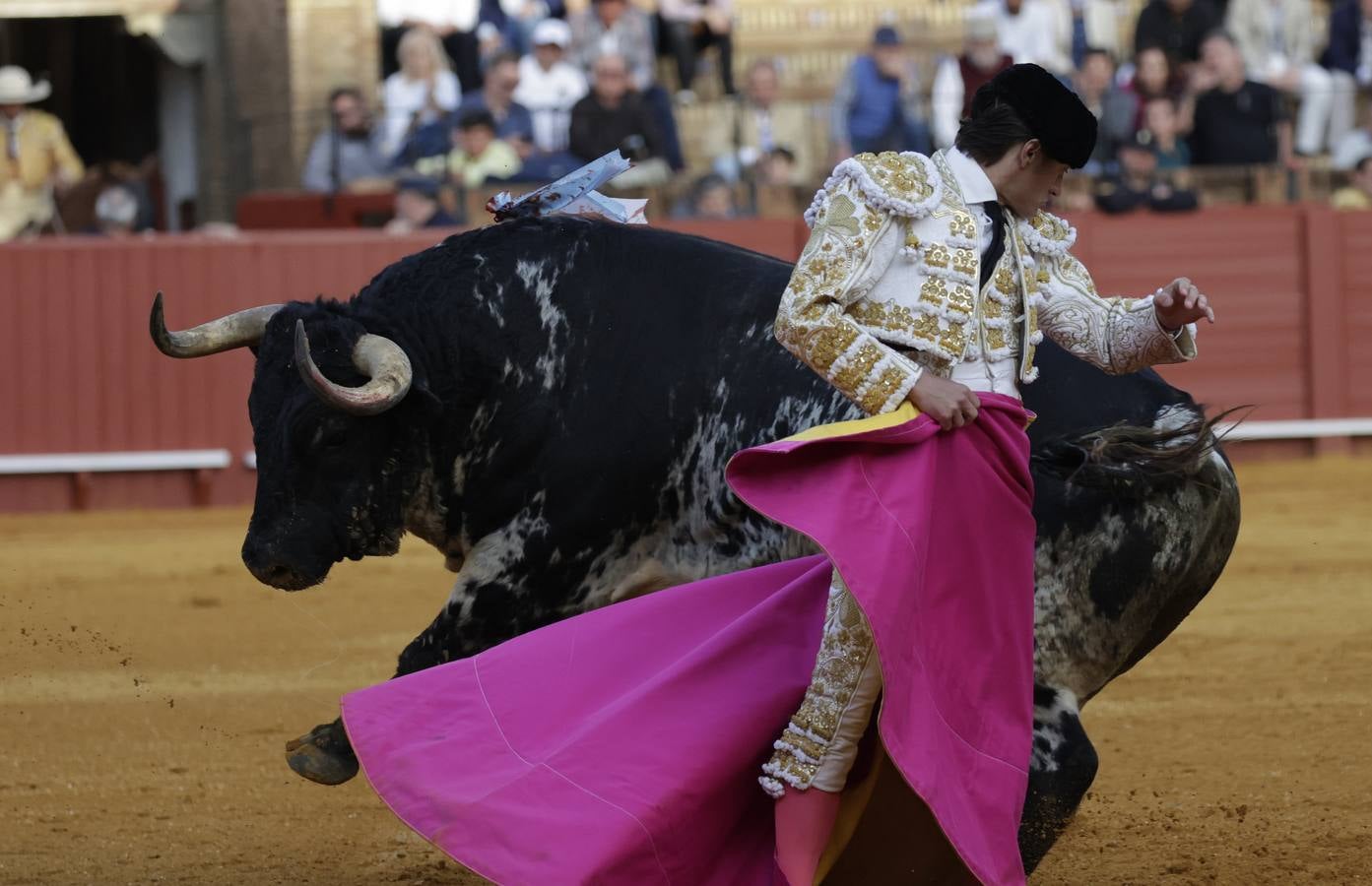 Lama de Góngora, en un momento de su faena. JUAN FLORES