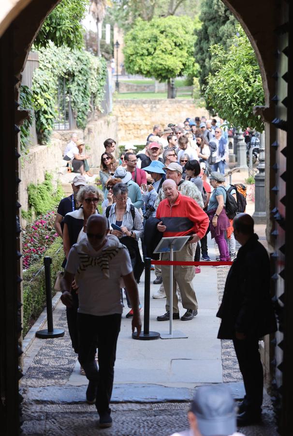 En imágenes, las colas de los turistas extranjeros vuelven a Córdoba