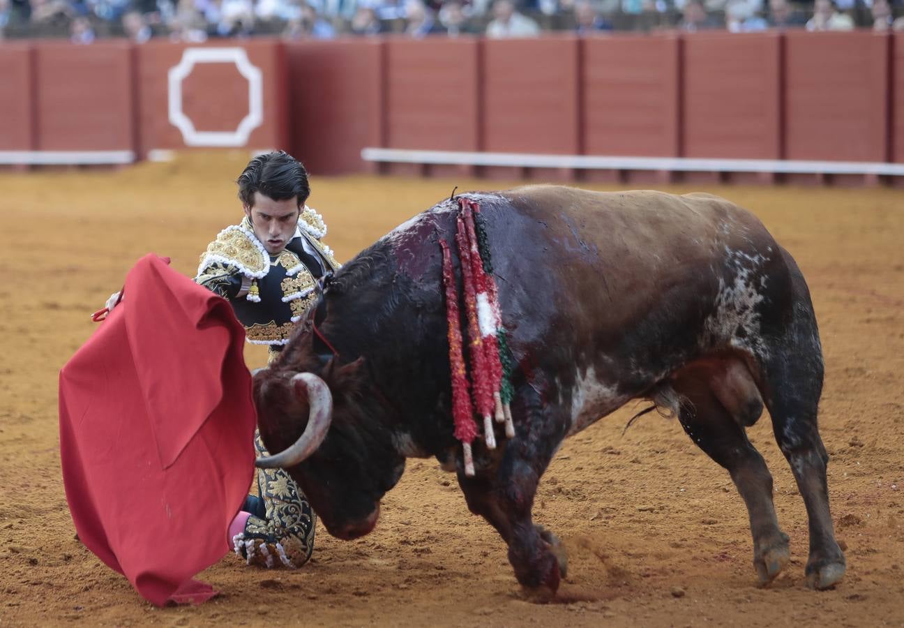 Primera corrida del ciclo continuado de 2022 en la plaza de toros de Sevilla. RAÚL DOBLADO