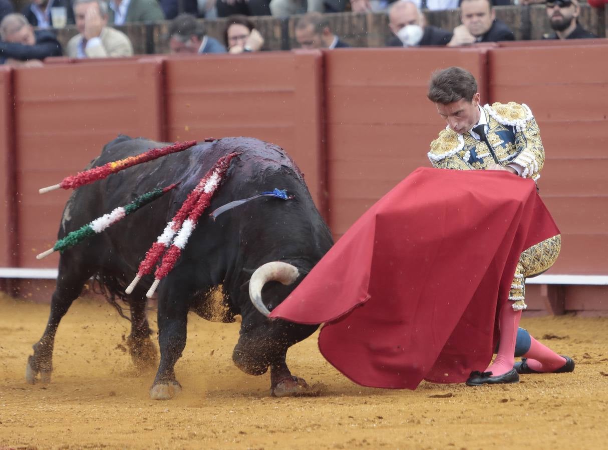 Primera corrida del ciclo continuado de 2022 en la plaza de toros de Sevilla. RAÚL DOBLADO