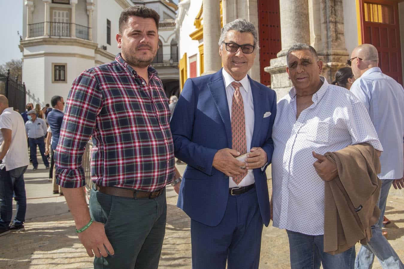 Francisco José Tirado, Antonio Rivera y Juan Jiménez. ROCÍO RUZ