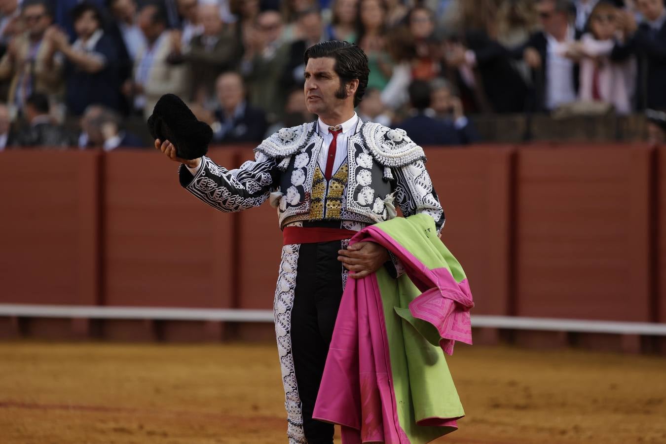 Corrida de Morante, Urdiales y Manzanares en la plaza de toros de Sevilla en 2022. JUAN FLORES