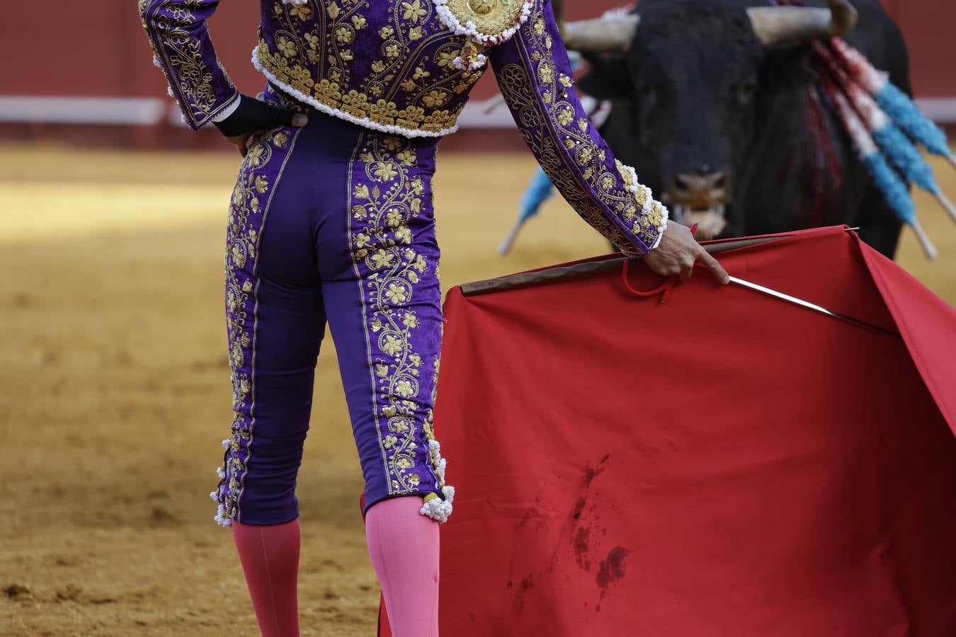 Corrida de Morante, Urdiales y Manzanares en la plaza de toros de Sevilla en 2022. JUAN FLORES