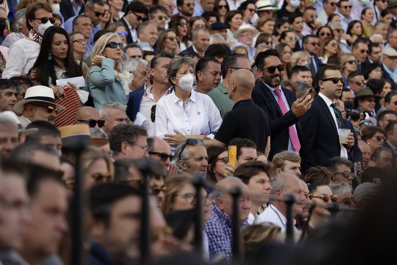 Corrida de Morante, Urdiales y Manzanares en la plaza de toros de Sevilla en 2022. JUAN FLORES