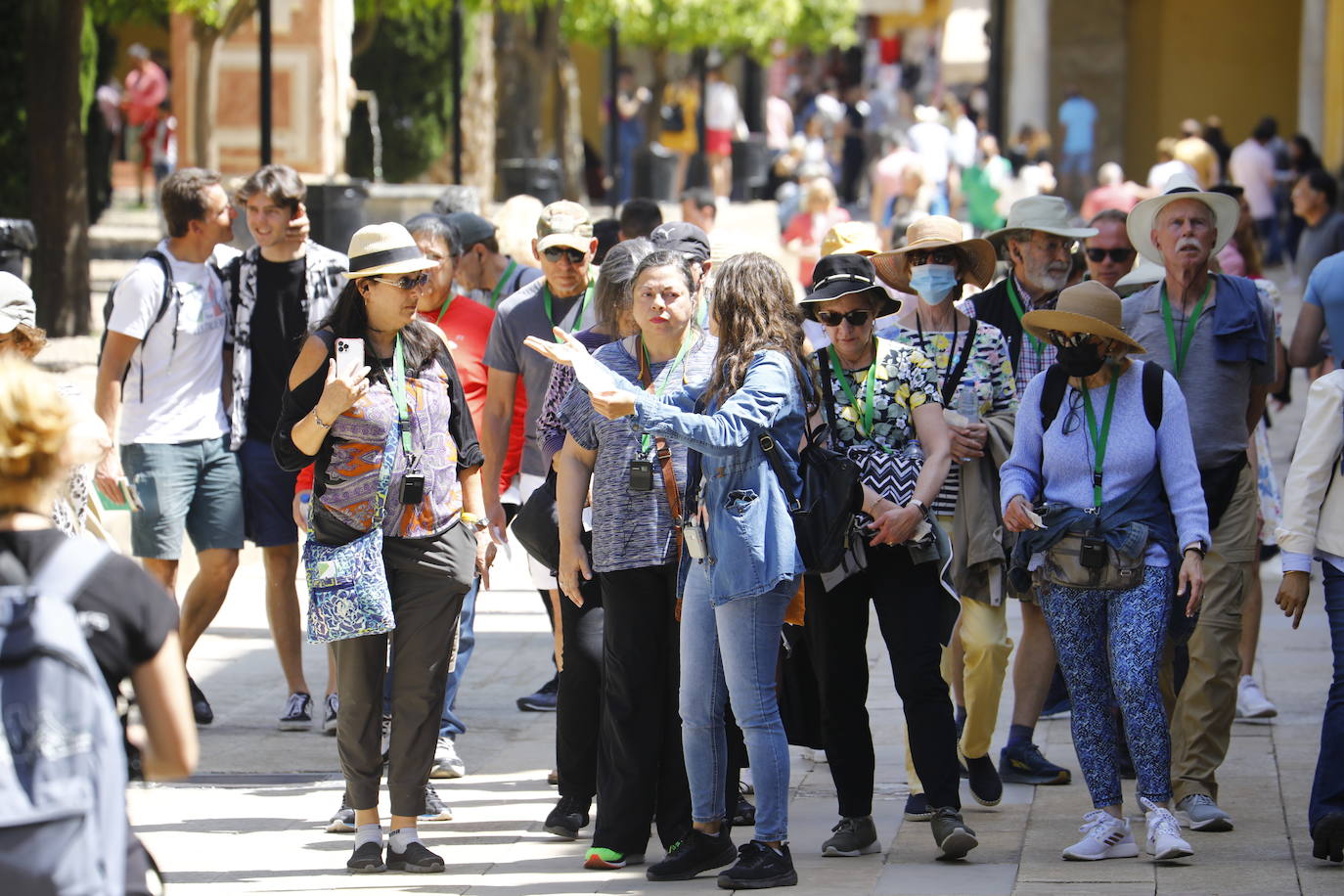 El ambiente turístico en las Cruces de Mayo de Córdoba 2022