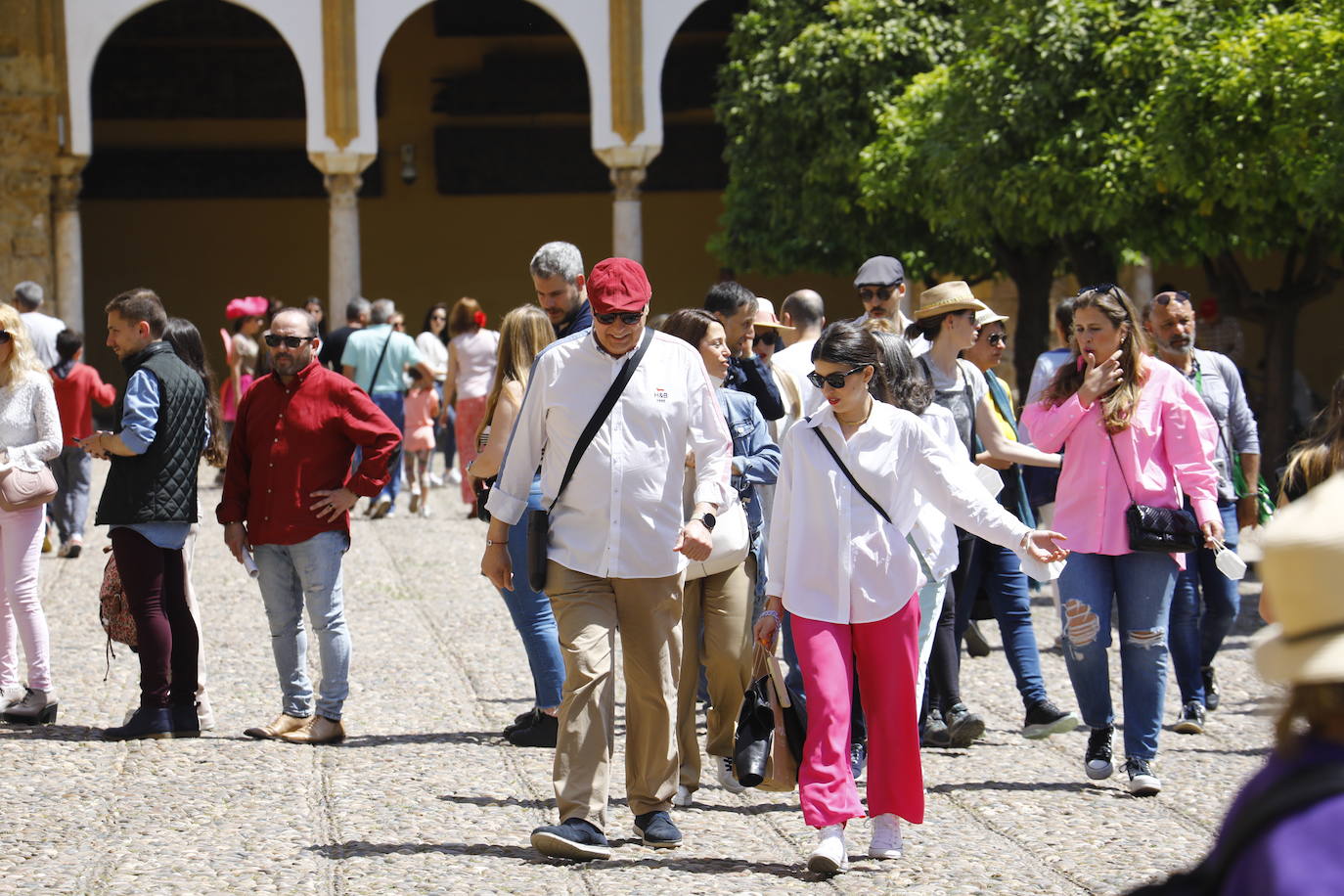 El ambiente turístico en las Cruces de Mayo de Córdoba 2022