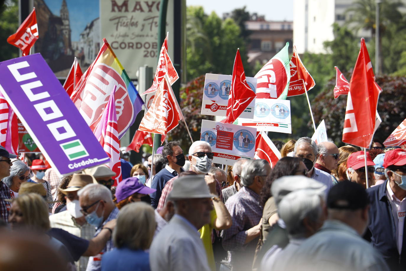 La manifestación del 1 de Mayo en Córdoba, en imágenes