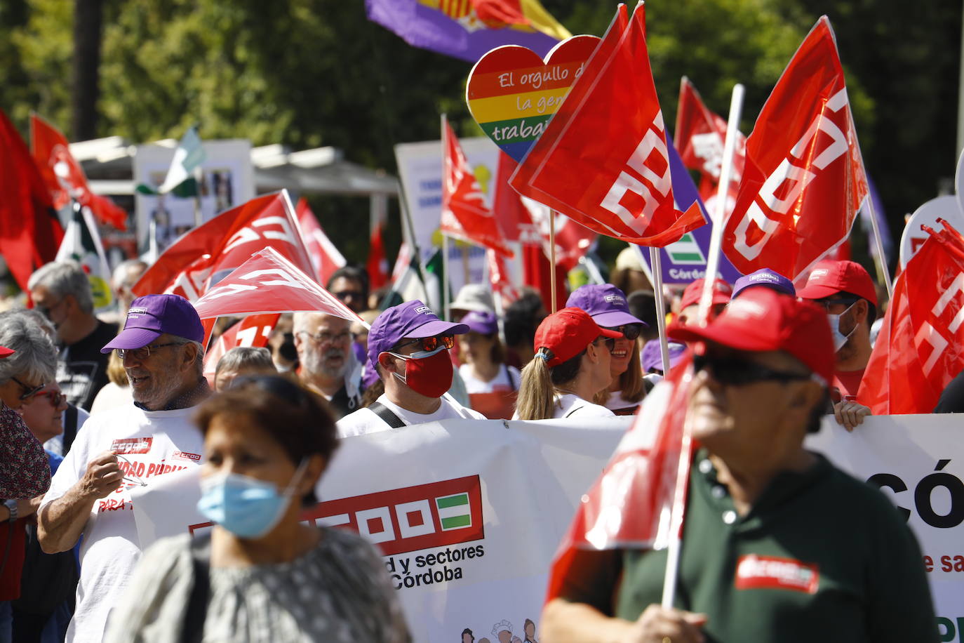 La manifestación del 1 de Mayo en Córdoba, en imágenes